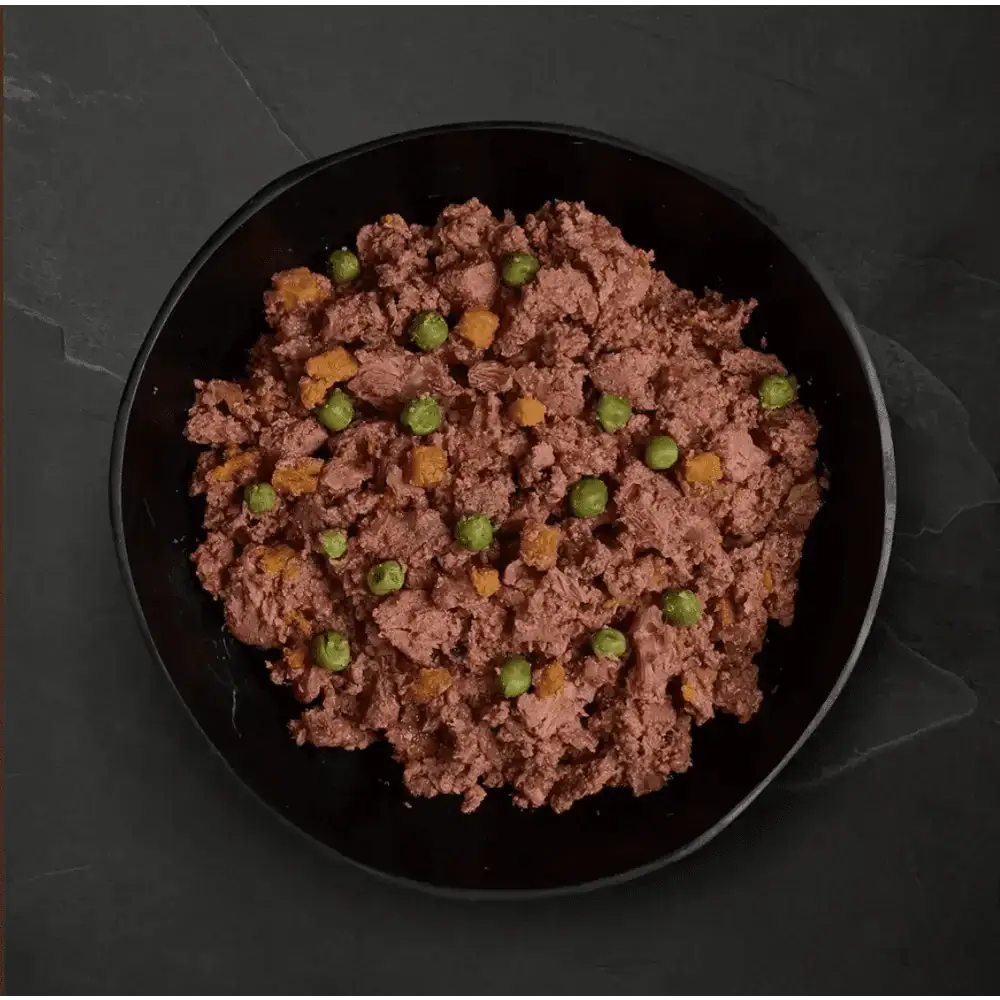Canagan Chicken and Wild Boar Casserole wet dog food with meat, peas, carrots