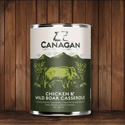Canagan Wet Dog Food Can with Chicken and Wild Boar Casserole