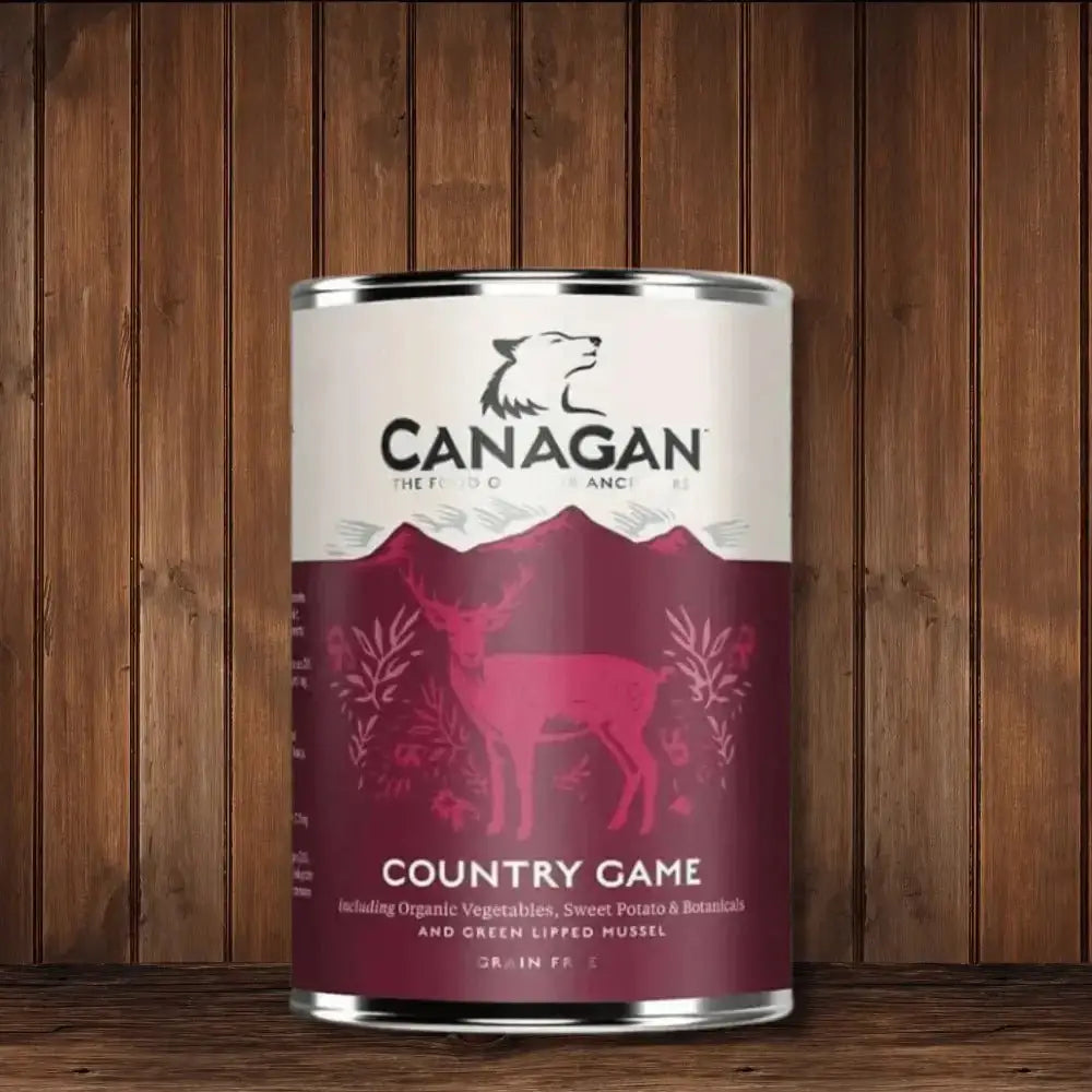 Canagan Country Game wet dog food can, delivered fresh