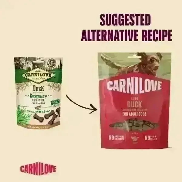 Carnilove Duck with Rosemary Dog Treat - Natural Treats for Dogs | Pet Shop