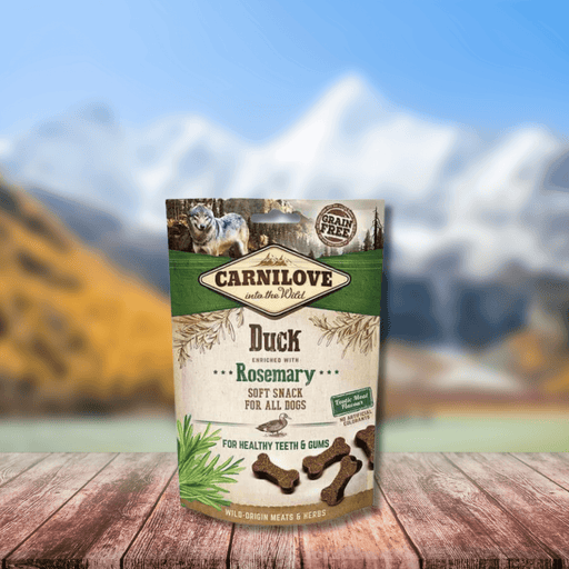 Carnilove Duck with Rosemary Semi Moist Treats - Natural Treats For Dogs