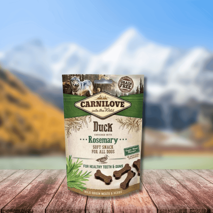 Carnilove Duck with Rosemary Semi Moist Treats - Natural Treats For Dogs