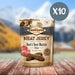 Carnilove Jerky Beef & Beef Muscle Fillet Treats - Box of 10 - Natural Treats For Dogs