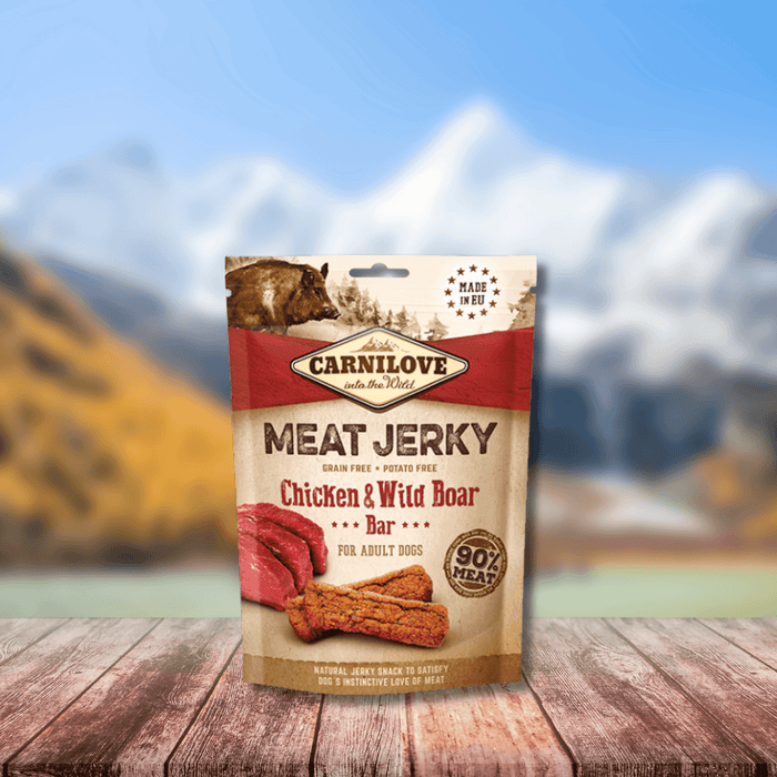 Carnilove Jerky Chicken & Wild Boar Bar - Natural Treats For Dogs
