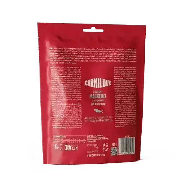 Carnilove Mackerel with Raspberries Crunchy Dog Treats - Natural for Dogs | Pet Shop