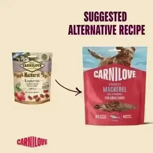 Carnilove Mackerel with Raspberries Crunchy Dog Treats - Natural for Dogs | Pet Shop