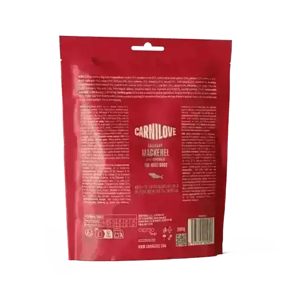 Carnilove Mackerel with Raspberries Crunchy Dog Treats - Natural for Dogs | Pet Shop