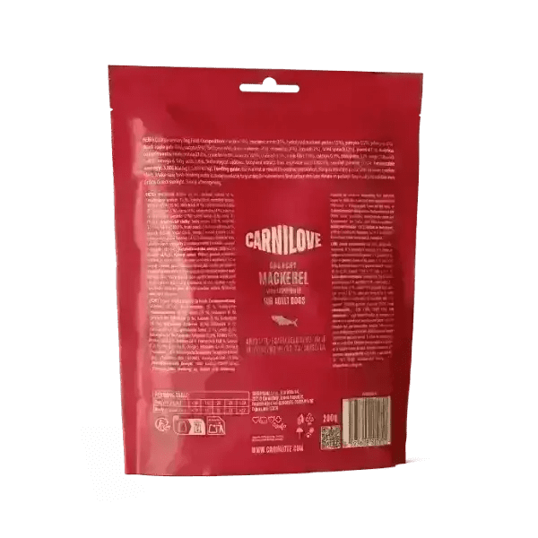 Carnilove Mackerel with Raspberries Crunchy Dog Treats - Natural for Dogs | Pet Shop