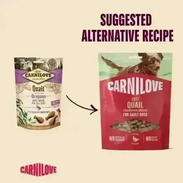 Carnilove Quail with Oregano Treats - Natural for Dogs | Pet Shop