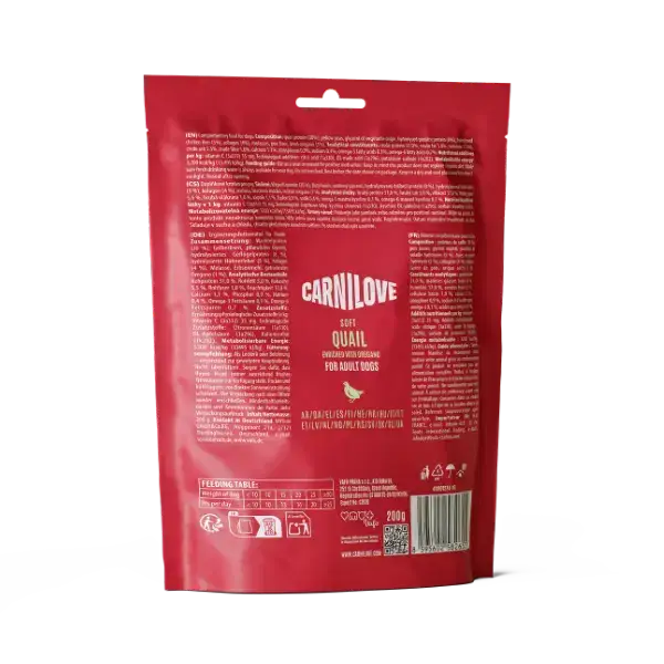 Carnilove Quail with Oregano Treats - Natural for Dogs | Pet Shop