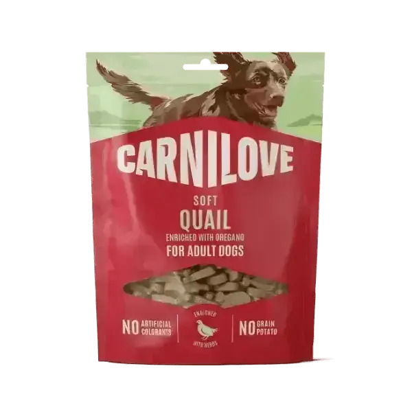 Carnilove Quail with Oregano Treats - Natural for Dogs | Pet Shop