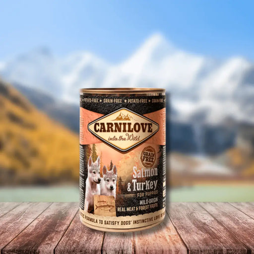 Carnilove Salmon & Turkey Puppy Wet Food - Natural Wet Dog Food