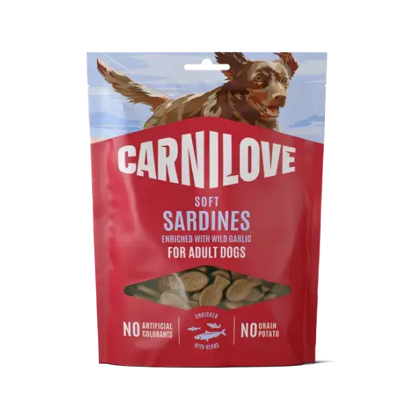 Sardines with Wild Garlic for Dogs Carnilove