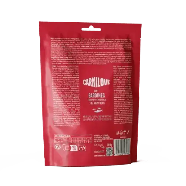 Carnilove Sardines with Wild Garlic Dog Treat - Natural Treats for Dogs | Pet Shop