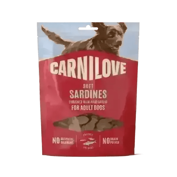 Carnilove Sardines with Wild Garlic Dog Treat - Natural Treats for Dogs | Pet Shop