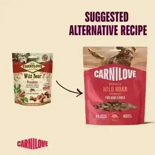 Carnilove Wild Boar with Rosehips Crunchy Dog Treats - Natural for Dogs | Pet Shop