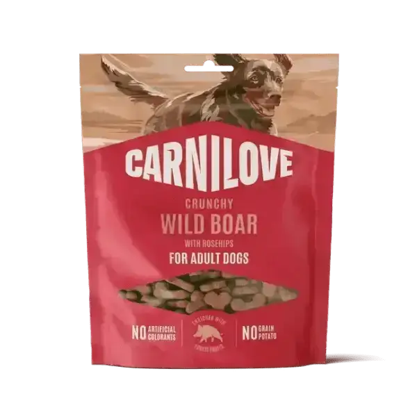 Carnilove Wild Boar with Rosehips Crunchy Dog Treats - Natural for Dogs | Pet Shop