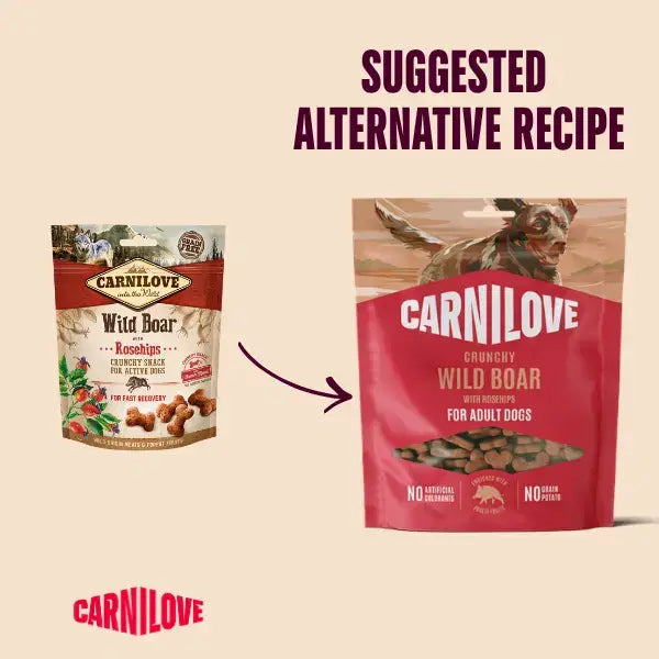 Carnilove Wild Boar with Rosehips Crunchy Dog Treats - Natural for Dogs | Pet Shop