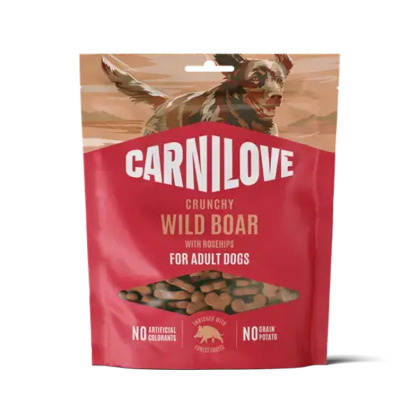 Carnilove Wild Boar with Rosehips Crunchy Dog Treats - Natural for Dogs | Pet Shop