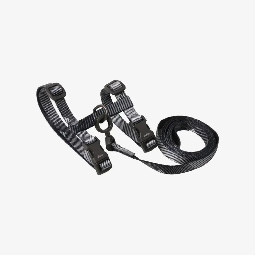 Cat Harness Set - M (for most cats) / Monochrome - Harness