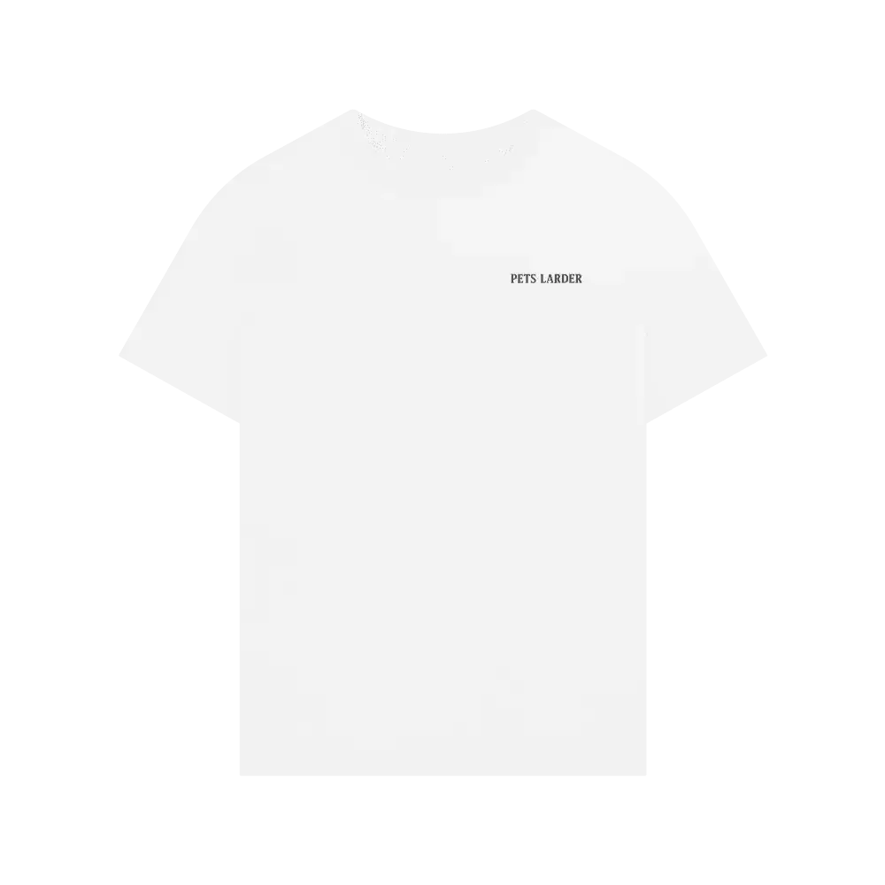 White Printed T-shirt Front