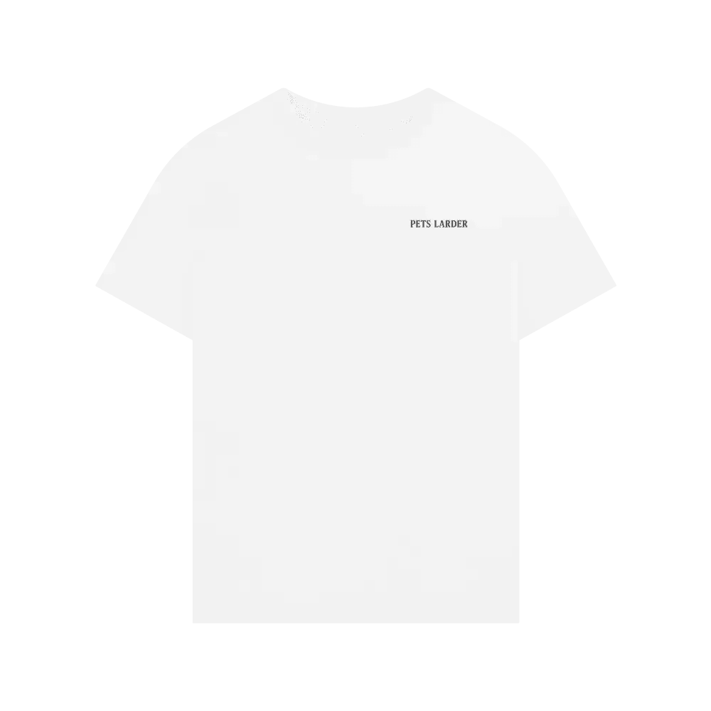 White Printed T-shirt Front