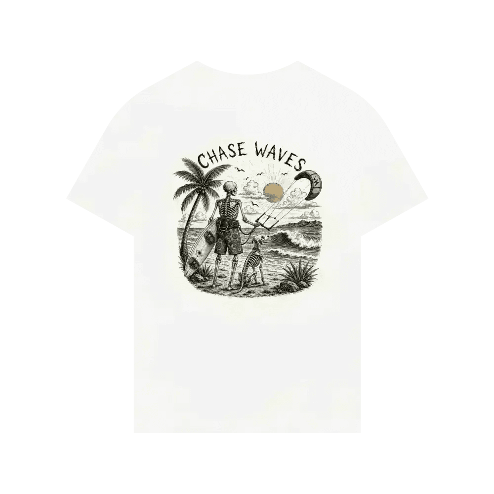 White Printed T-shirt Back