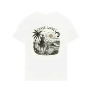 White Printed T-shirt Back
