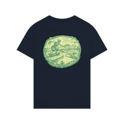 Navy Printed T-shirt Back