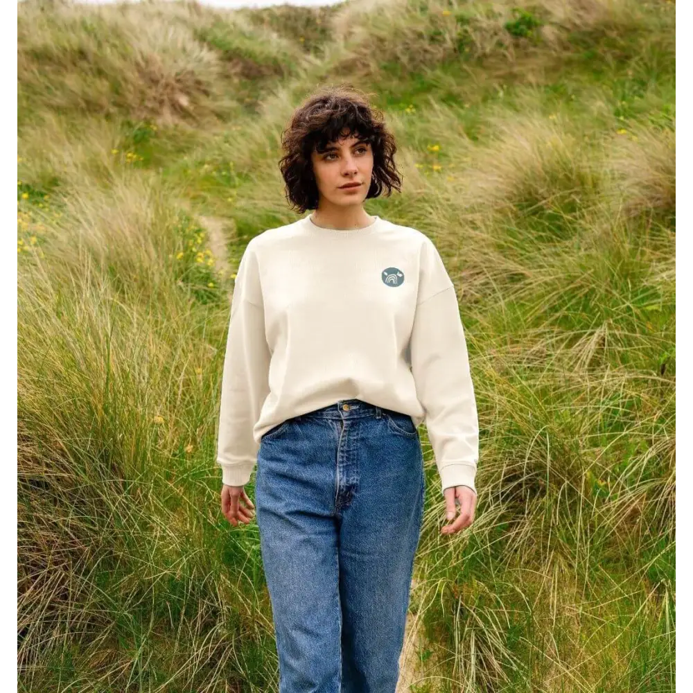 Certified Organic Cotton Women’s Oversized NCP Logo Jumper