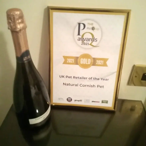 UK Pet Retailer of the Year 2021 Award - Natural Pet Store.