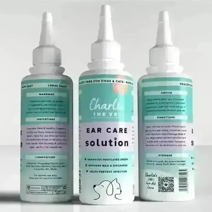 Charlie the Vet Lavender Ear Cleaner for Dogs & Cats - Dog Grooming | Natural Pet Shop