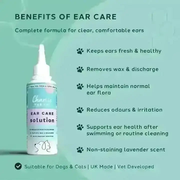 Charlie the Vet Lavender Ear Cleaner for Dogs & Cats - Dog Grooming | Natural Pet Shop
