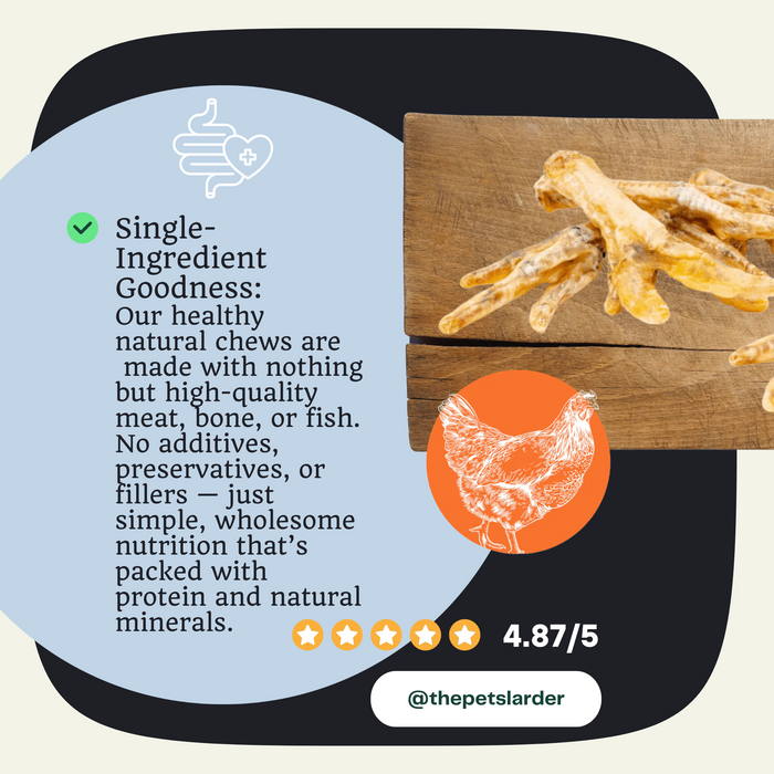 Chicken Foot Natural Meat Chew For Dogs - Natural Dog Chew