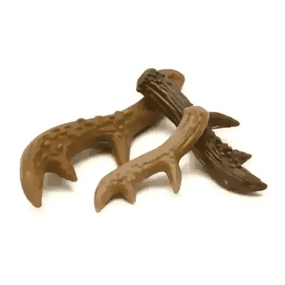 Choods antler-shaped dog treat with vegetable starch and chondroitin sulfate