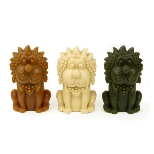 3 Choods Lion Shaped Vegetable Chews for Dogs sit on a white background
