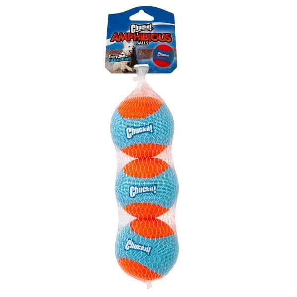 Chuckit! Amphibious Balls 3pk Dog Toys Chuckit!