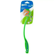 Chuckit! Sport T4 ball launcher with green and orange durable rubber ball for dogs