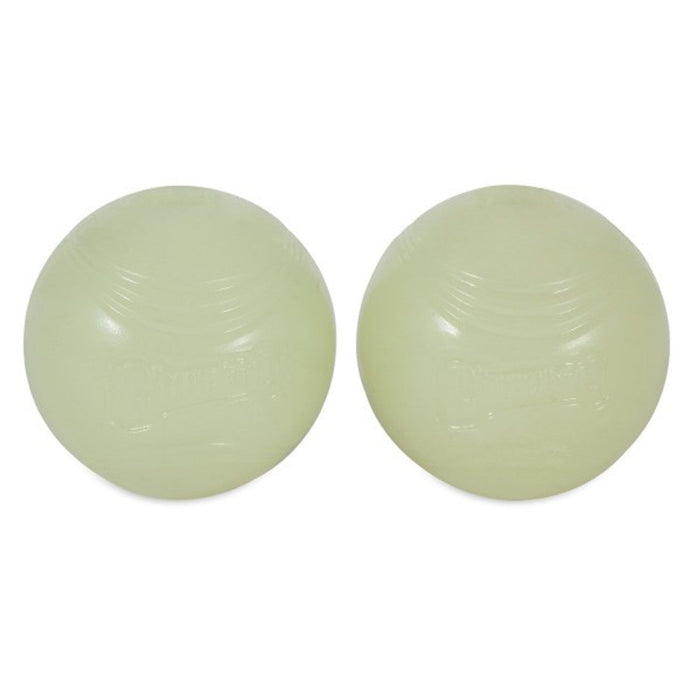 Chuckit Max Glow in the Dark Ball 2 Pack Medium