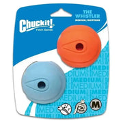 Chuckit! Whistler medium blue orange high-bouncing rubber ball
