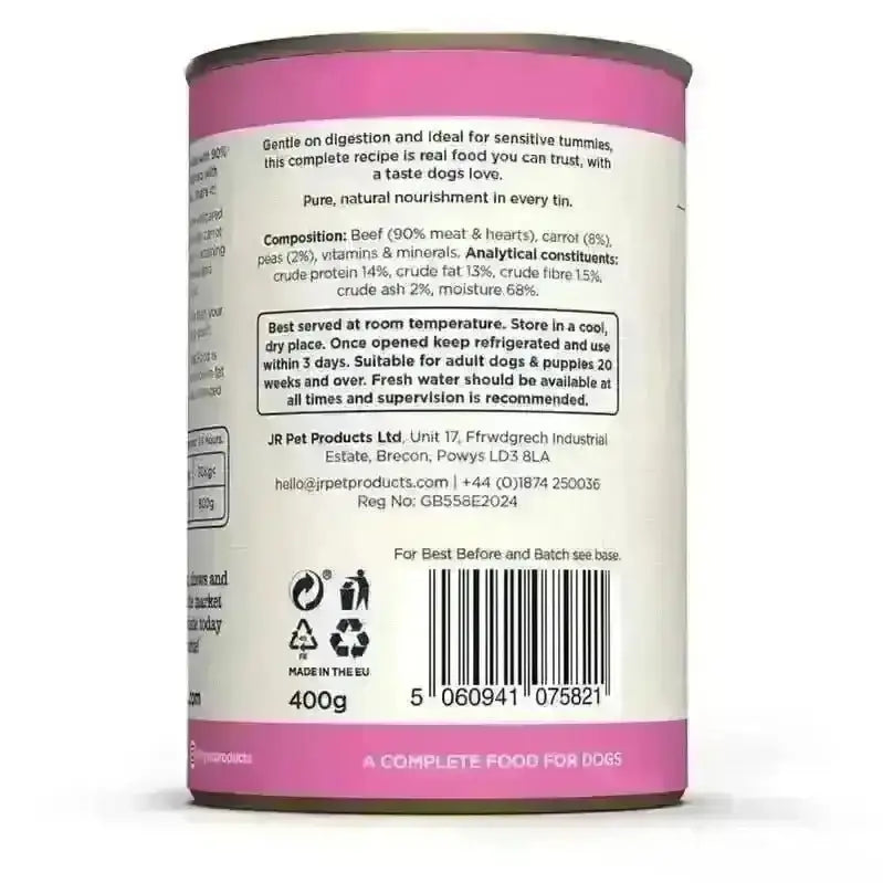 Complete Wellbeing Simply Beef 400g - Natural Wet Dog Food | Pet Shop