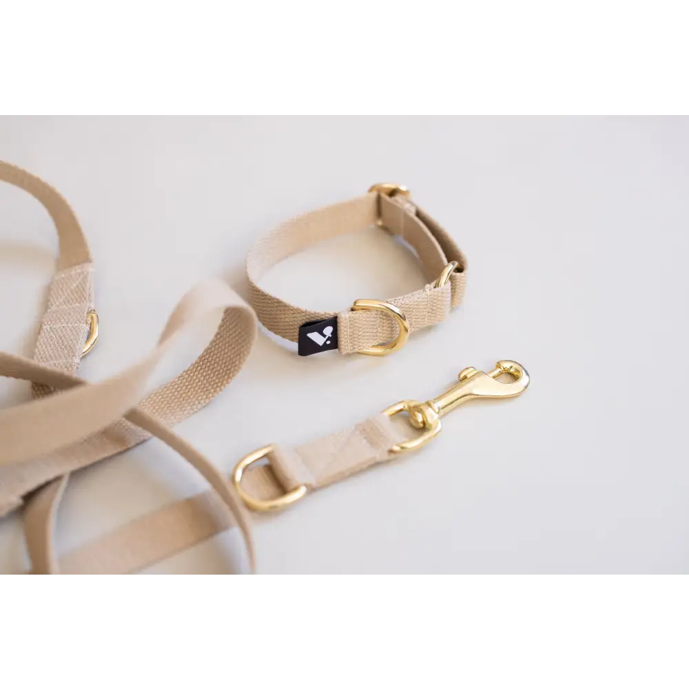 Cotton Collar - X-Small / Beige / Slip-on