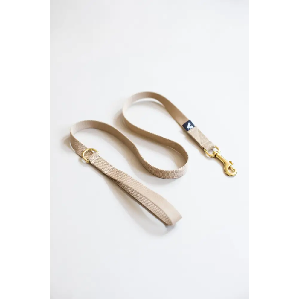 Cotton Lead - Slim / Beige - Dog leash