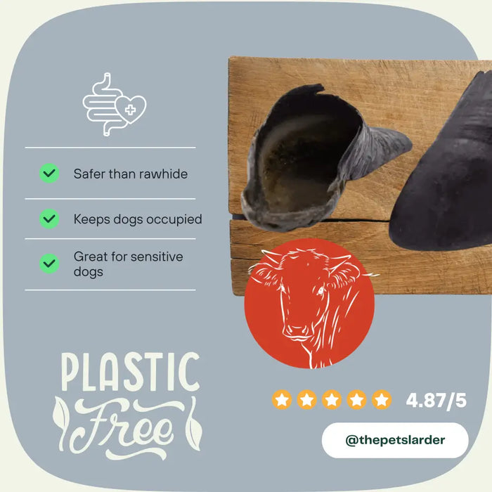 Cow Hooves Chew For Dogs - Natural Dog Chew