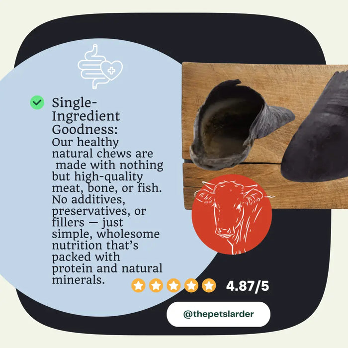 Cow Hooves Chew For Dogs - Natural Dog Chew
