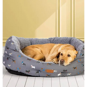 Danish Design FatFace Marching Dogs Deluxe Slumber Dog Beds & Bowls Danish Designs