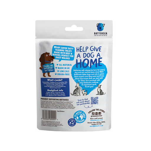 Denzel’s Battersea Hearts Treats for Dogs 90g - Natural Treats For Dogs