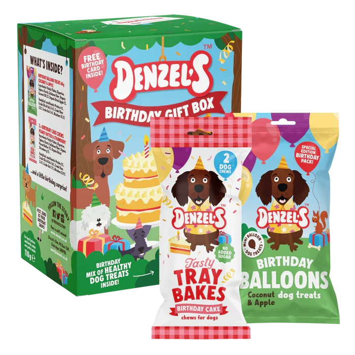 Denzel’s Birthday Box for Dogs - Natural Treats For Dogs