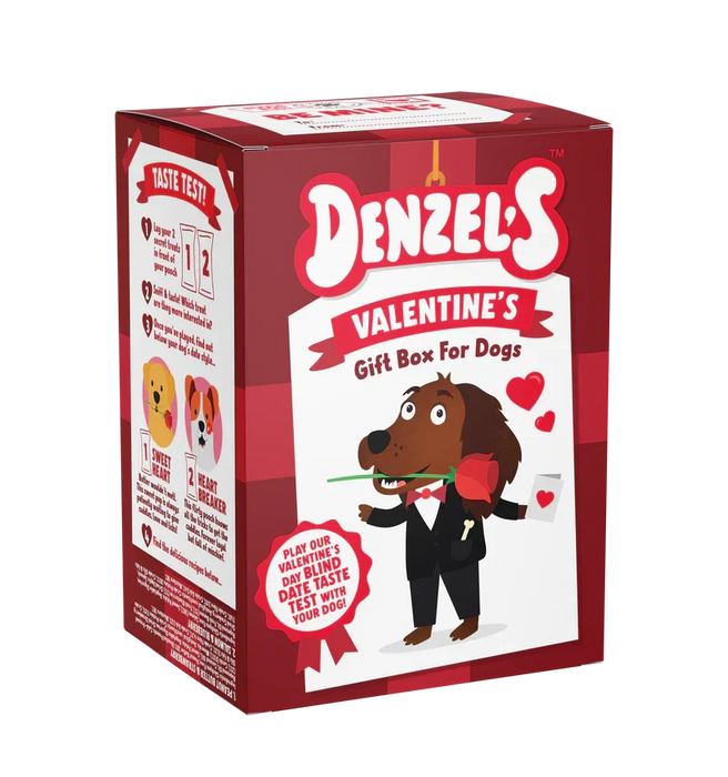 Denzel's Blind Date Gift Box Valentines Box for Dogs | Natural dog treats