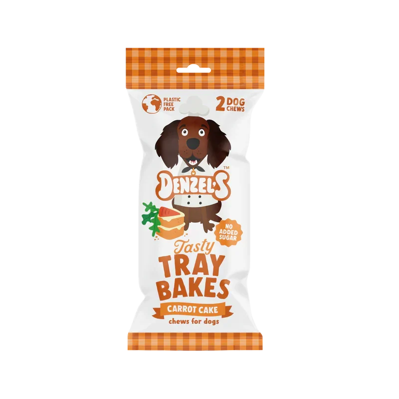 Denzel's Carrot Cake Tray Bake | Natural treats for dogs